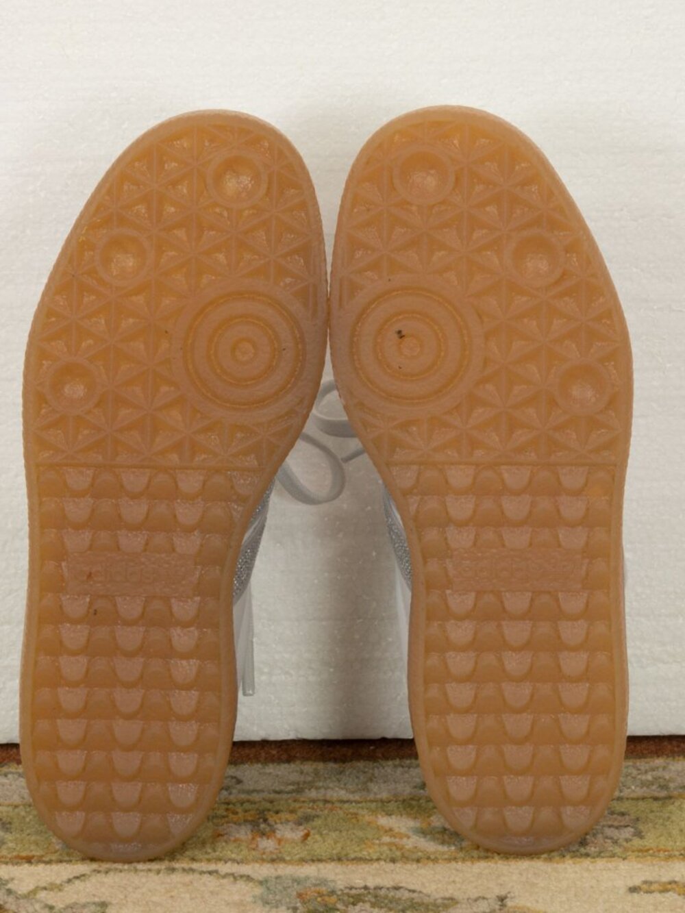 NEW ADIDAS ORIGINALS SAMBAE W SNEAKERS CRYSTAL WHITE SIZE 7 SOLD OUT - Picture 7 of 8